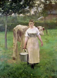 Manda Lametrie, The Farm Maid, 1887